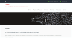 Desktop Screenshot of gemec.unifei.edu.br