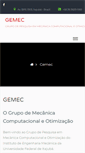 Mobile Screenshot of gemec.unifei.edu.br